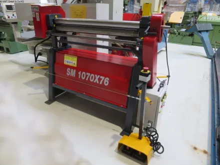 Ostas SM 1070 x 76 Blechbiegemaschine - 3 Walzen – RESALE