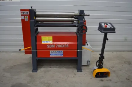 Ostas SBM 700 x 95 Blechbiegemaschine - 3 Walzen – RESALE