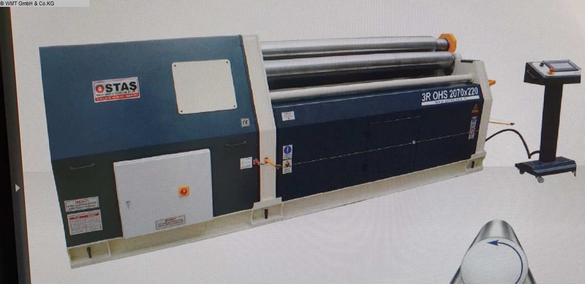 OSTAS 2070 x 210 Blechbiegemaschine - 3 Walzen