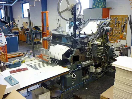 Winkler + Dünnebier Helios 135 Briefumschlag-Druckmaschine – RESALE