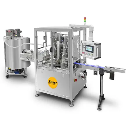 Amtec RT50 VARIO Rotierende Becherf?ll- und Schlie?maschine – RESALE