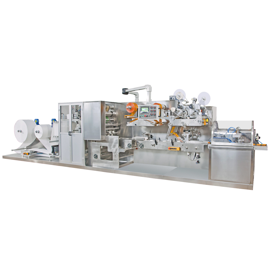 AMTEC WTIS HFFS 90 Feuchtt?cherherstell- und Verpackungsline