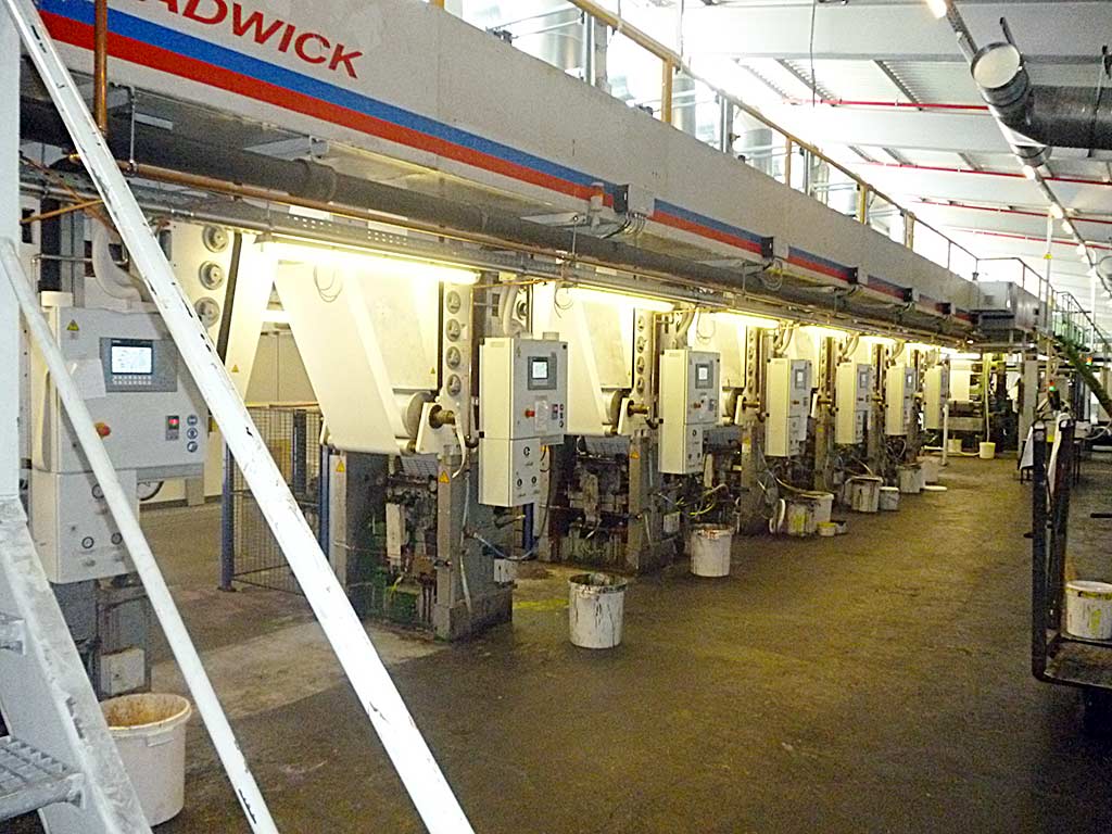 Chadwick (P+S Tapeten) Kombianlage Tiefdruck- und Tauchwalzenanlage
