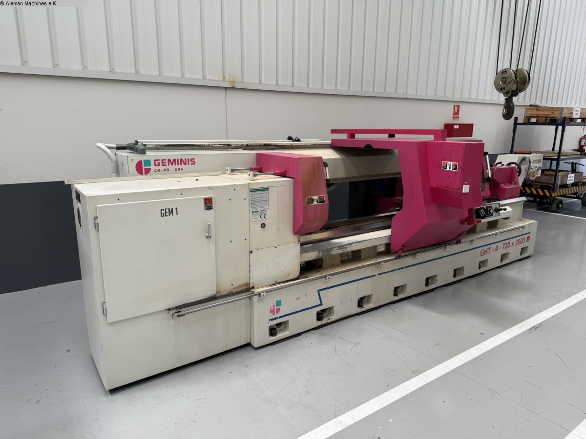 GEMINIS GHT-4 720 x 3000 CNC Drehmaschine