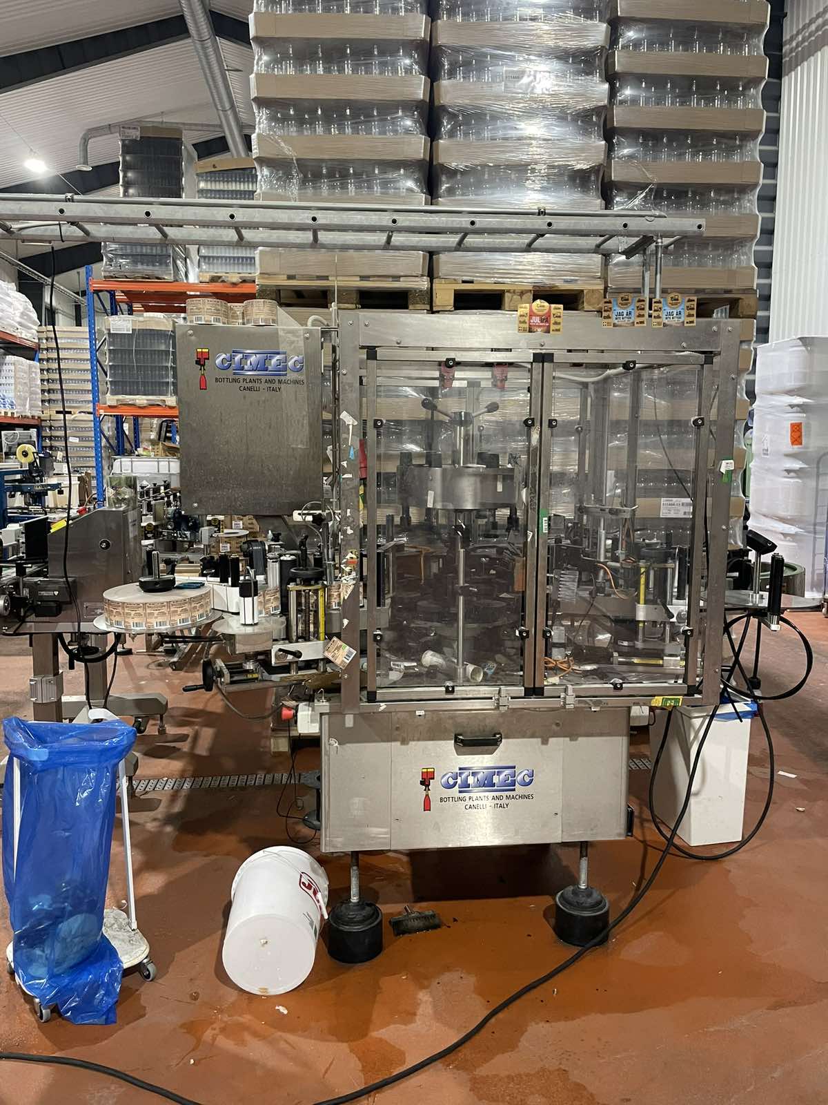 CIMEC Labeling Machine Etikettiermaschine