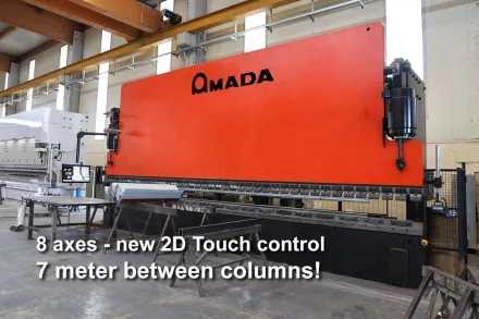 Amada Hfbo 630 ton x 8100 mm CNC Hydraulische Abkantpressen – RESALE