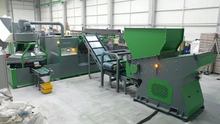 Mizar Recycling Single Shaft Shredder – RESALE