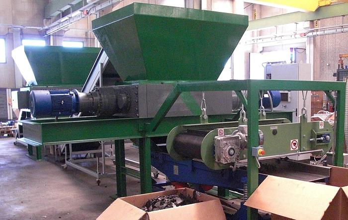 GERMANPLAST TIRE RECYCLING LINE 2 T/h ...