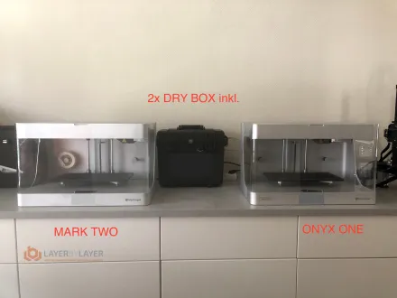Markforged Bundle Onyx One (2018) / Mark Two (2017) 3D Drucker – RESALE