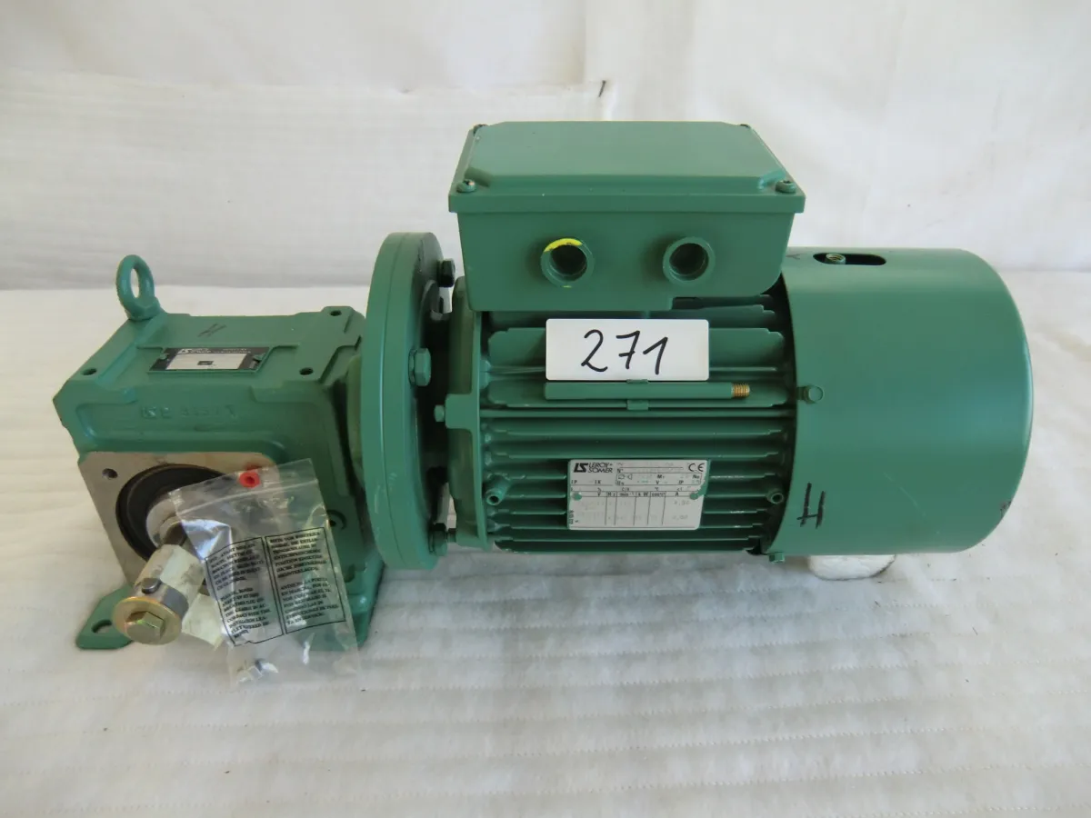 Leroy Somer Getriebemotor mit Bremse 1,1 kW, 71,5 U/min