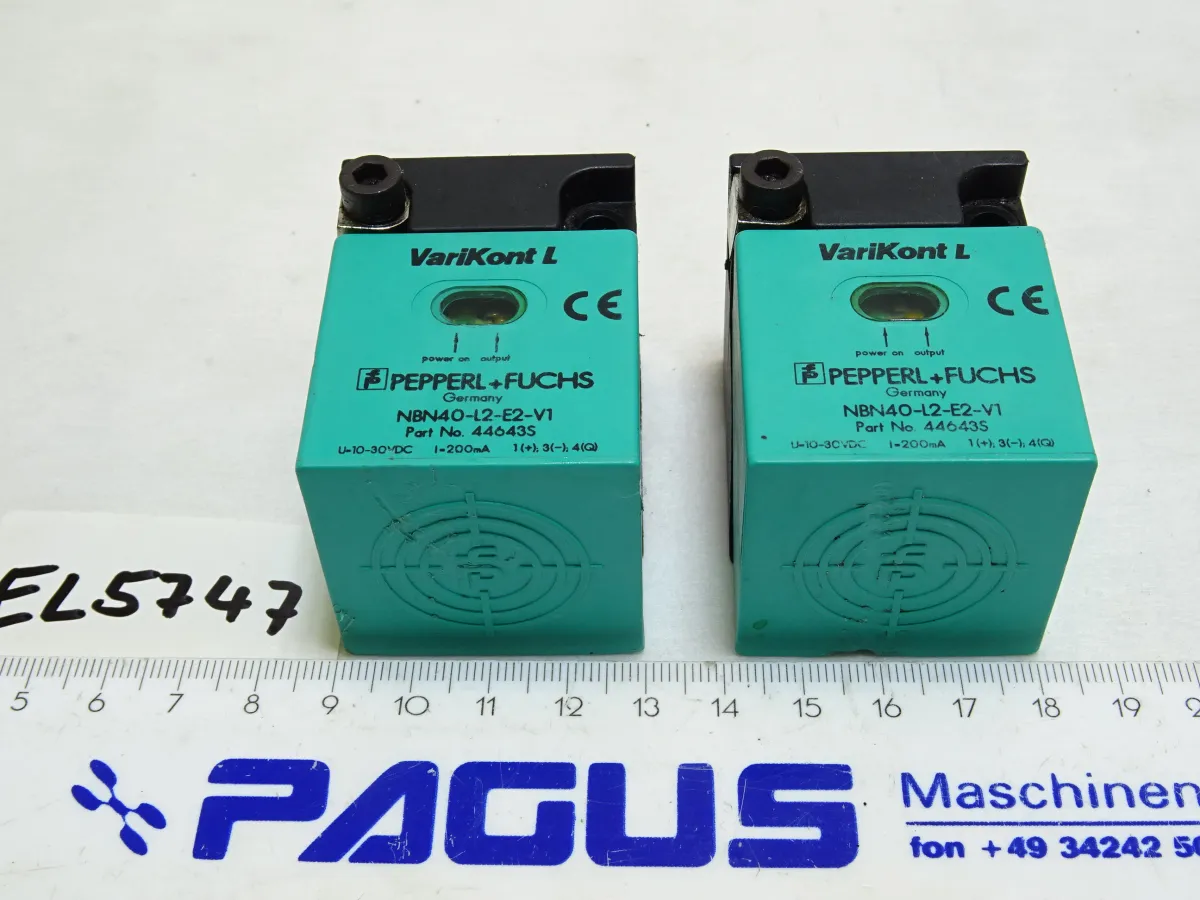 Induktiver Näherungsensor NBN40-L2-E2-V1, 2 Stück
