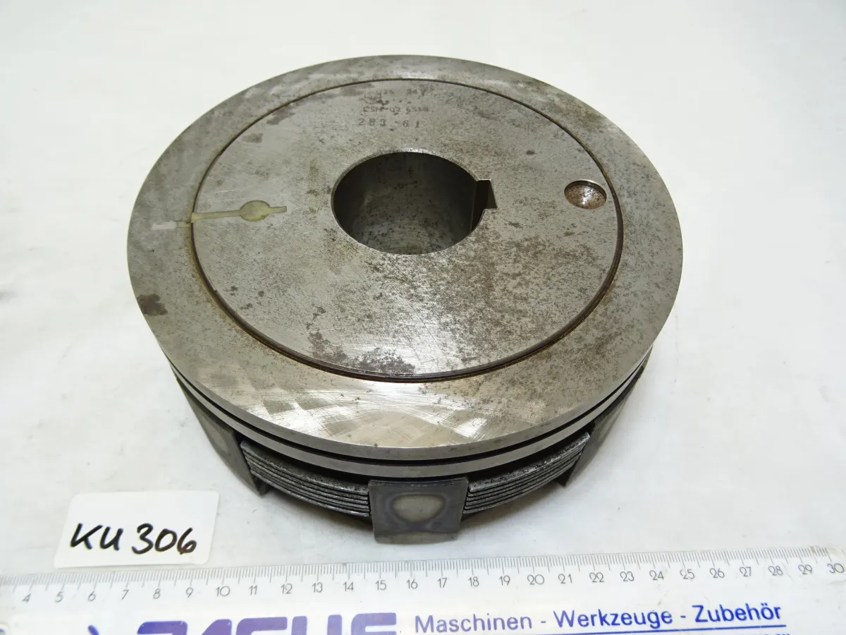 Magnetkupplung ELS 25 24V Ø 50 mm 1 Nut
