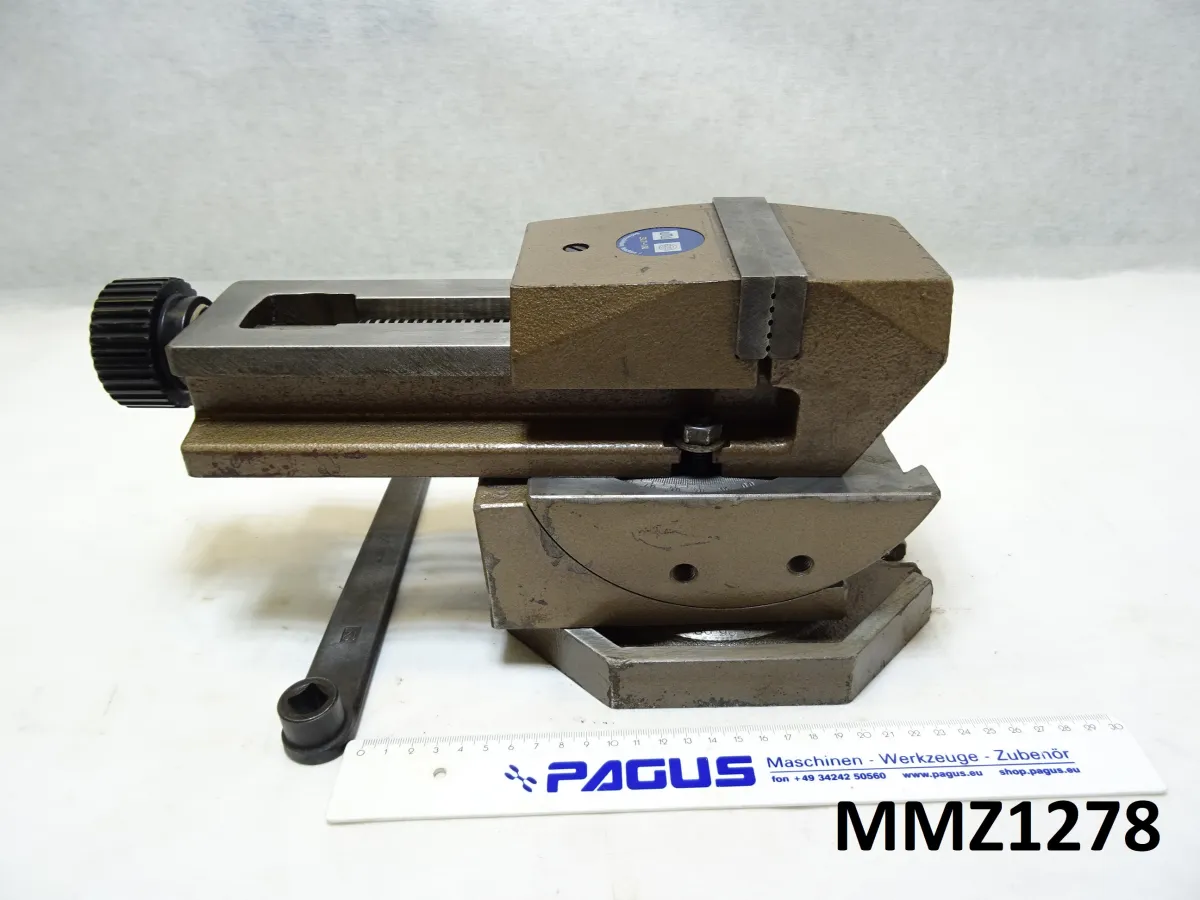 WMW Maschinenschraubstock mit Tisch 100 mm, 125 mm, dr
