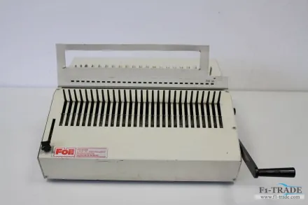 Foell Spiralbindegerät / Spiral Binding machine – RESALE