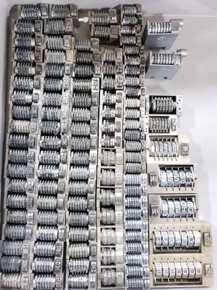 Leibinger NW Nummerierwerke Buchdruck / Numbering Units Letter – RESALE