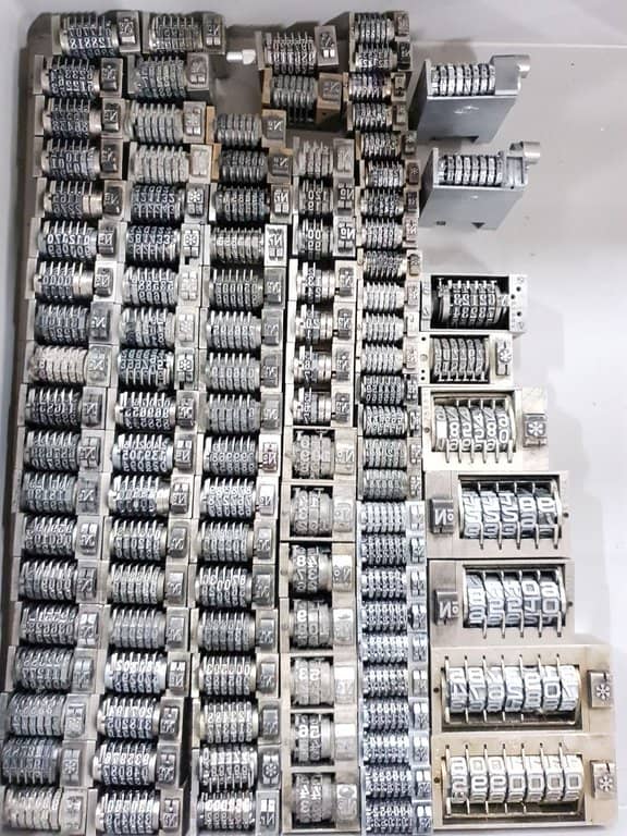 Leibinger NW Nummerierwerke Buchdruck / Numbering Units Letter