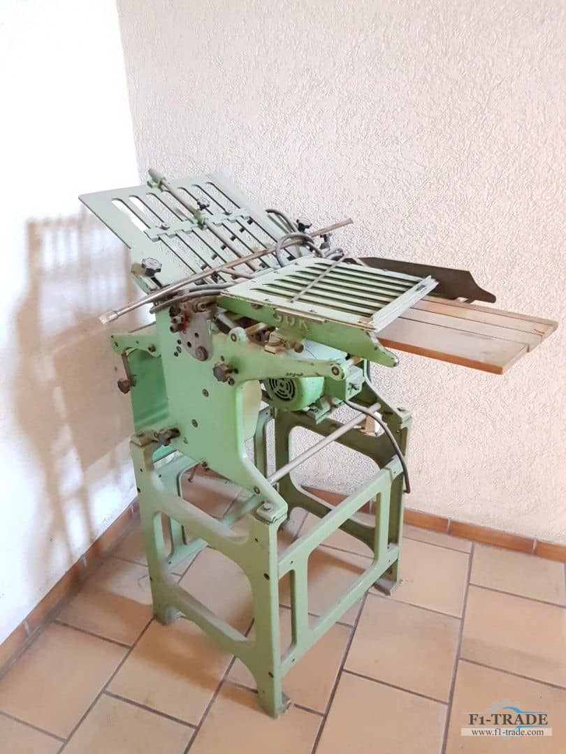 Guk F35 Antike Falzmaschine / Plegadora Antigua