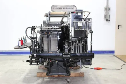 Heidelberg GTP Hot Foil Stamping Tiegel / Heißfolienpräge Tiegel – RESALE