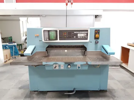 Wohlenberg 92 MCS-TV Schneidmaschine / Cutting machine – RESALE