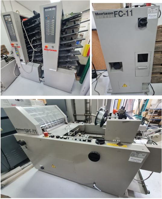 Horizon Collator MC-80a + MC-80m + Stitcher & Fold Zusammentragmaschine