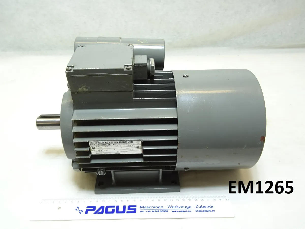 MEZ Brno Elektromotor 1,1 kW, 2830 U/min