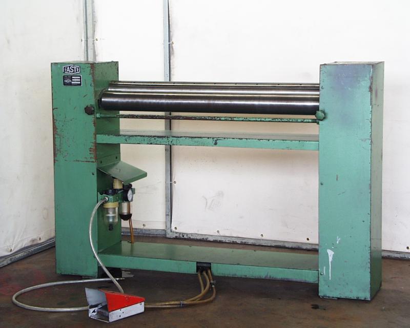 FASTI 606 - 11 - 1.0 Pneumatische Falzanbiegemaschine Falzmaschine zur