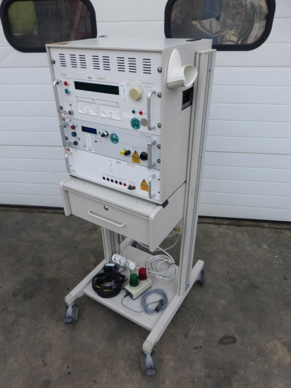 ELABO PE/IS/HV / 91-3J.3 + SHV 16 / 90-1V.3 + 90-9B.3ZM9 Prüfpult, Prüfstation, Messstation, Prüfgerät, Mes