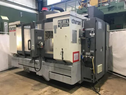 Chiron FZ 22 L high speed CNC Vertikal Bearbeitungszentrum, VMC, BAZ Fräsmas – RESALE