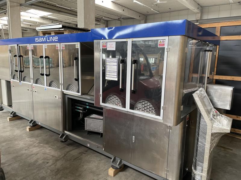ETEK / GF-Industries Supra 800 sv 1 ISBM Line = Injection stretch blow moulding Streck