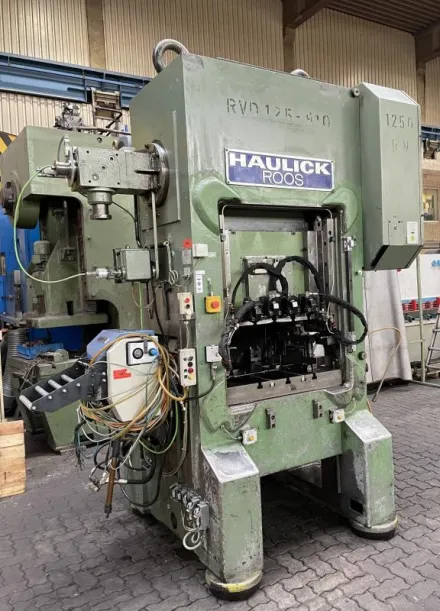 Haulick & Roos RVD 125 Exzenter Stanzautomat mit NC Walzenvorschub EBU Do – RESALE