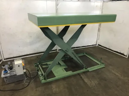 Weidmann E5/13-1 Hydr. Scherenhubtisch, Hubtisch mit nebenstehendem – RESALE