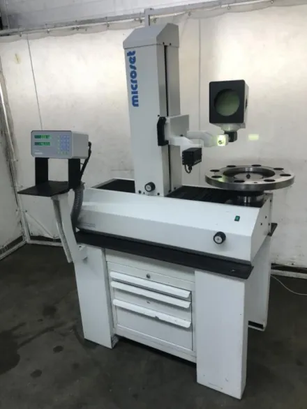 Gildemeister-De Vlieg / Precitool EGS 5045 / Microset DPS 100 Werkzeugvoreinstellgerät mit Profilprojektor-Bilds – RESALE