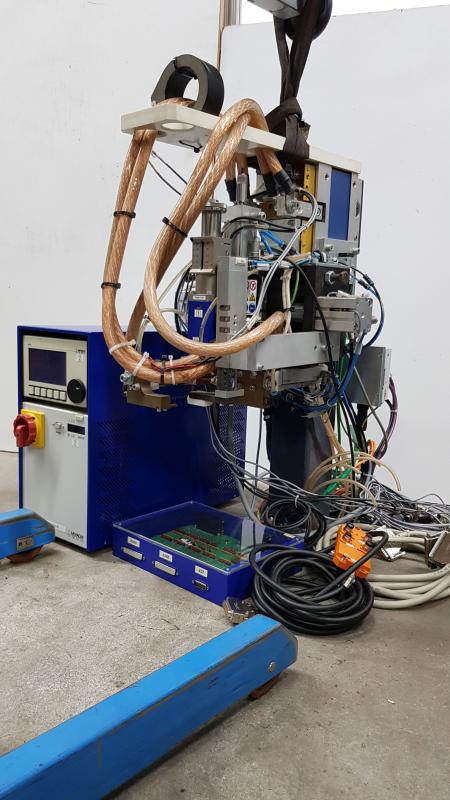 MIYACHI PECO / AMADA WELD TECH GmbH ISQ20 Kompakt ISQ-AC/DC-AWS-EXT-250A 22KVA + PECO Mikroschweißkopfeinrichtung, Punktschweißanlage mi