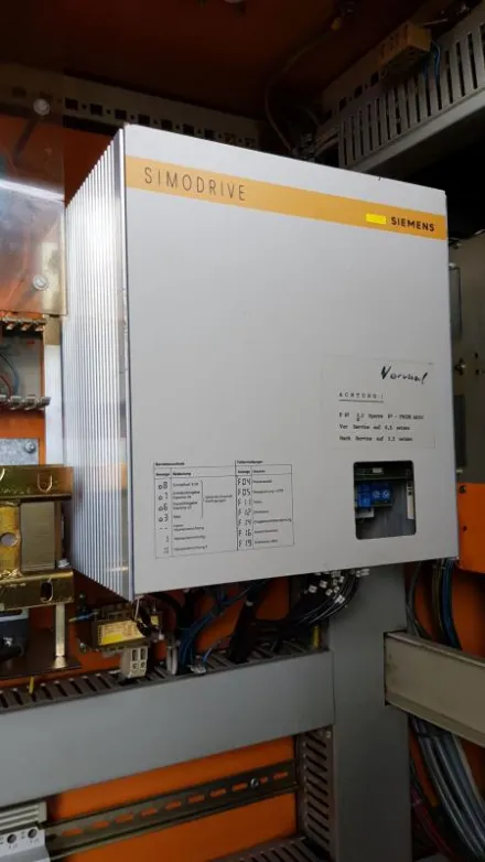 Siemens SIMODRIVE 6RA2725-6DV55-0 D380/60 Mreq-GdG6V55-3A0 Gleichstrom-Hauptspindelantrieb, Stromrichtergerät – RESALE