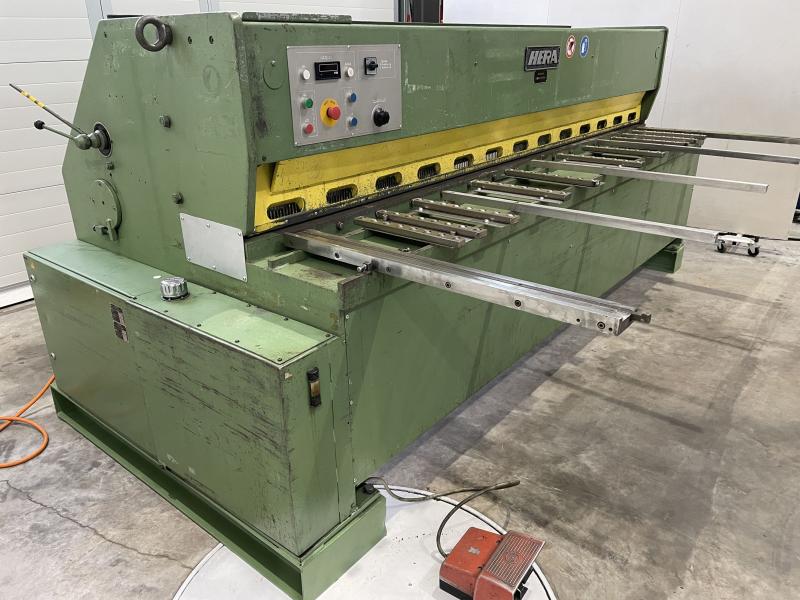 HERA HSS III Hydr. Schwingschnitt Tafelschere, Blechtafelschere