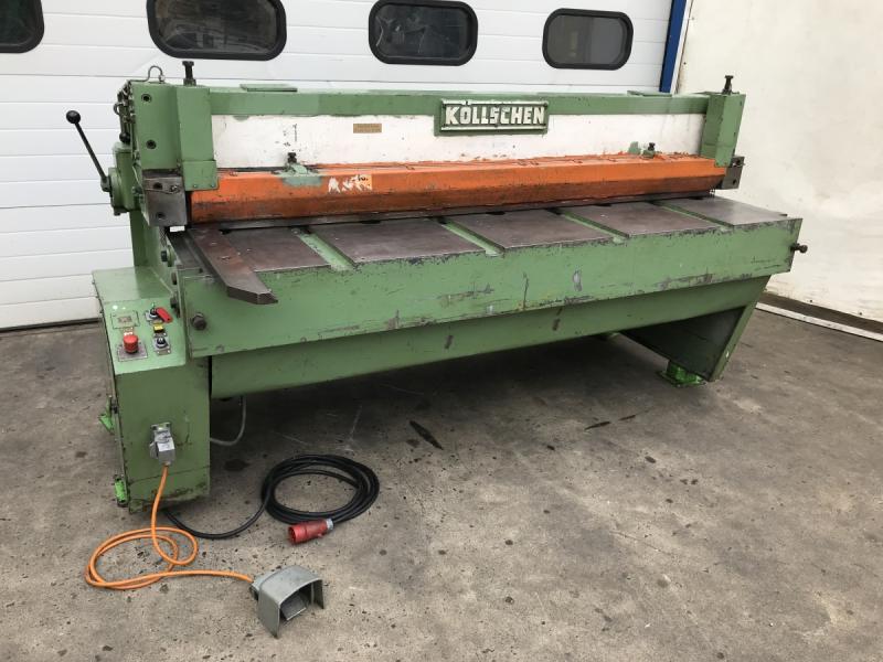 KÖLLSCHEN BSK 2000/2 Schwingschnitt- Tafelschere, Blechtafelschere, Taf