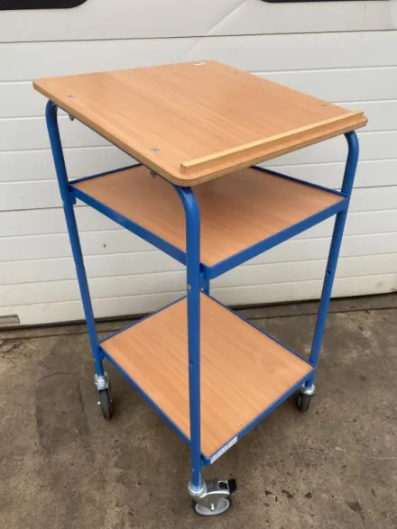 Fetra 5834 Schreibpult, Rollpult, Etagenwagen, Logistikwagen, – RESALE