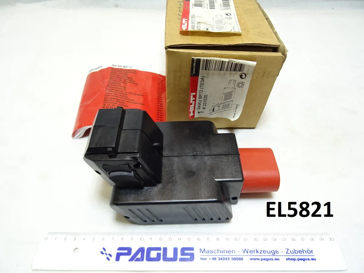 Akkupack BP 72, 24 V DC 72 Wh