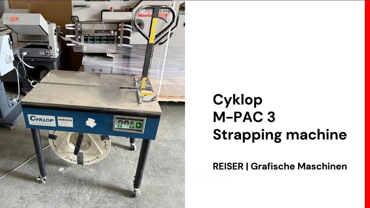 Máquina de strap Cyklop M-PAC 3
