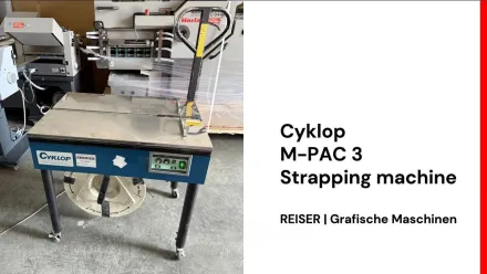 Cyklop M-PAC 3 Gurtemaschine – RESALE