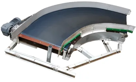 Transnorm 90°-1000-800-IR900 Gurtkurve Förderer links – RESALE