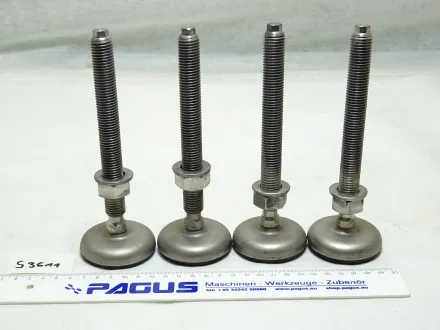 Maschinenfuß Ø 60 mm, 4 Stück – RESALE