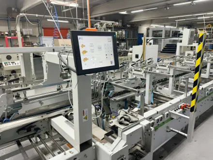 Eterna EFOLD 1100 ELITE Automatische Faltschachtel-Klebemaschine – RESALE