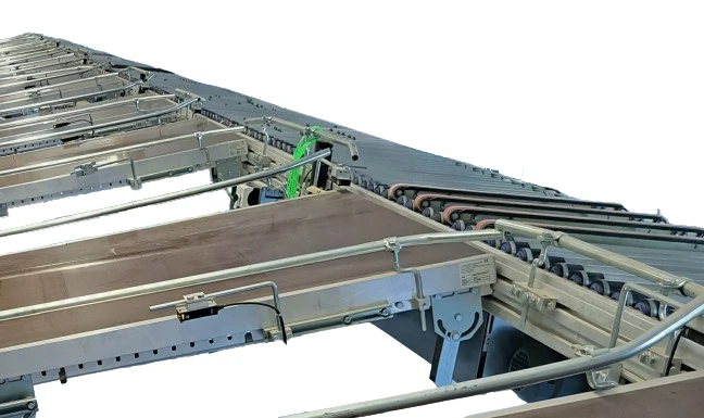 Transnorm 3820-700-645 Sortier Staurollenförderer mit Ausschleuser