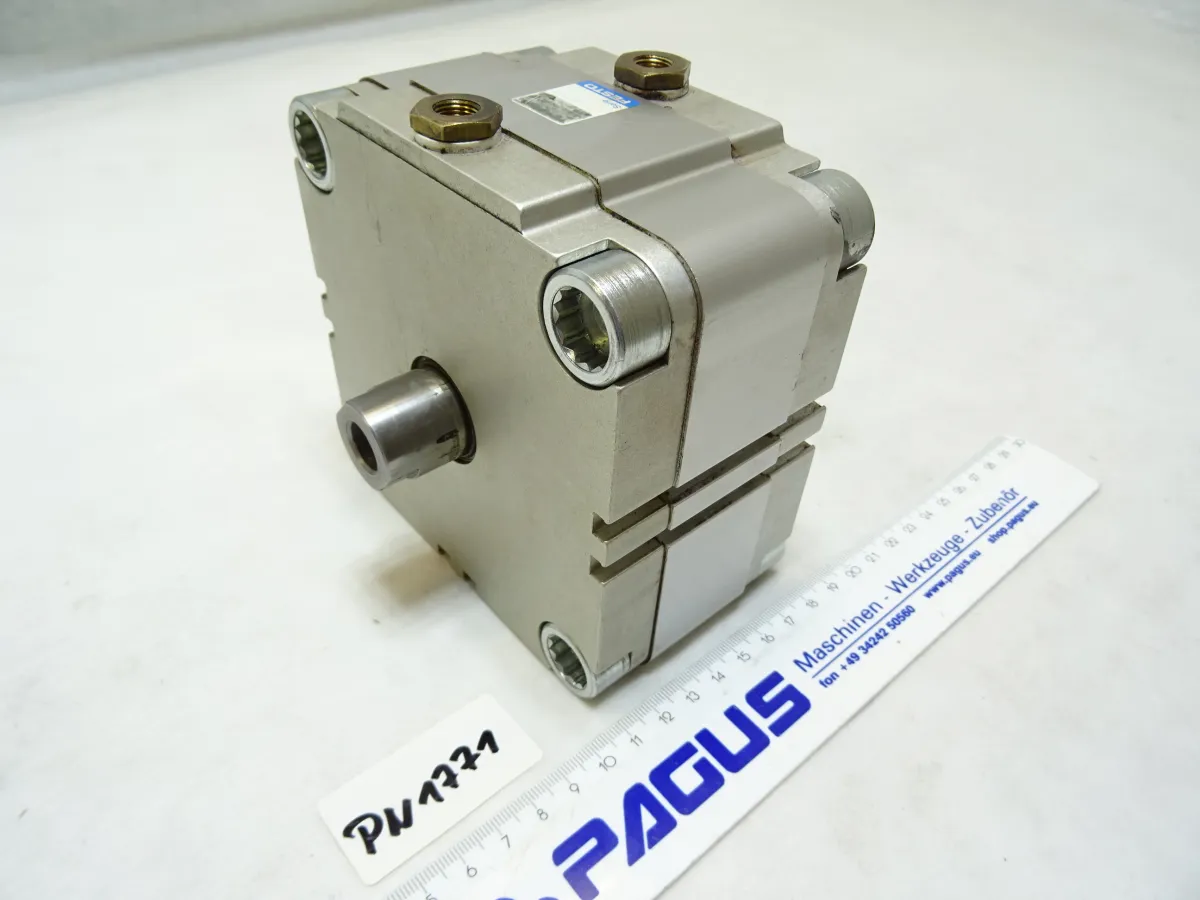 Festo Kompaktzylinder Hub 10 mm, ADVU-100-10-PA-S2