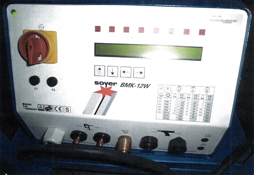 Soyer BMK-12W Bolzenschweißmaschine