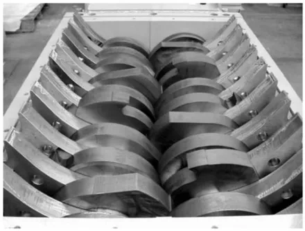 Germanplast DUAL SHAFT HYDRAULIC SHREDD... HYDRAULISCHER SCHREDDER MIT ZWEI WELLEN 1,300 mm 90 kW – RESALE