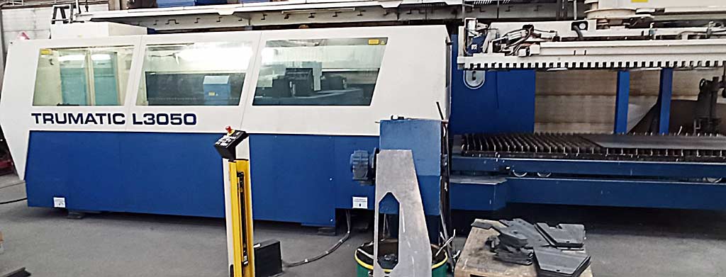 Trumpf Trumatic 3050-L 5kW CNC Laserschneidanlage
