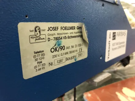 Josef Foellmer OK/90 Tap Inserter – RESALE