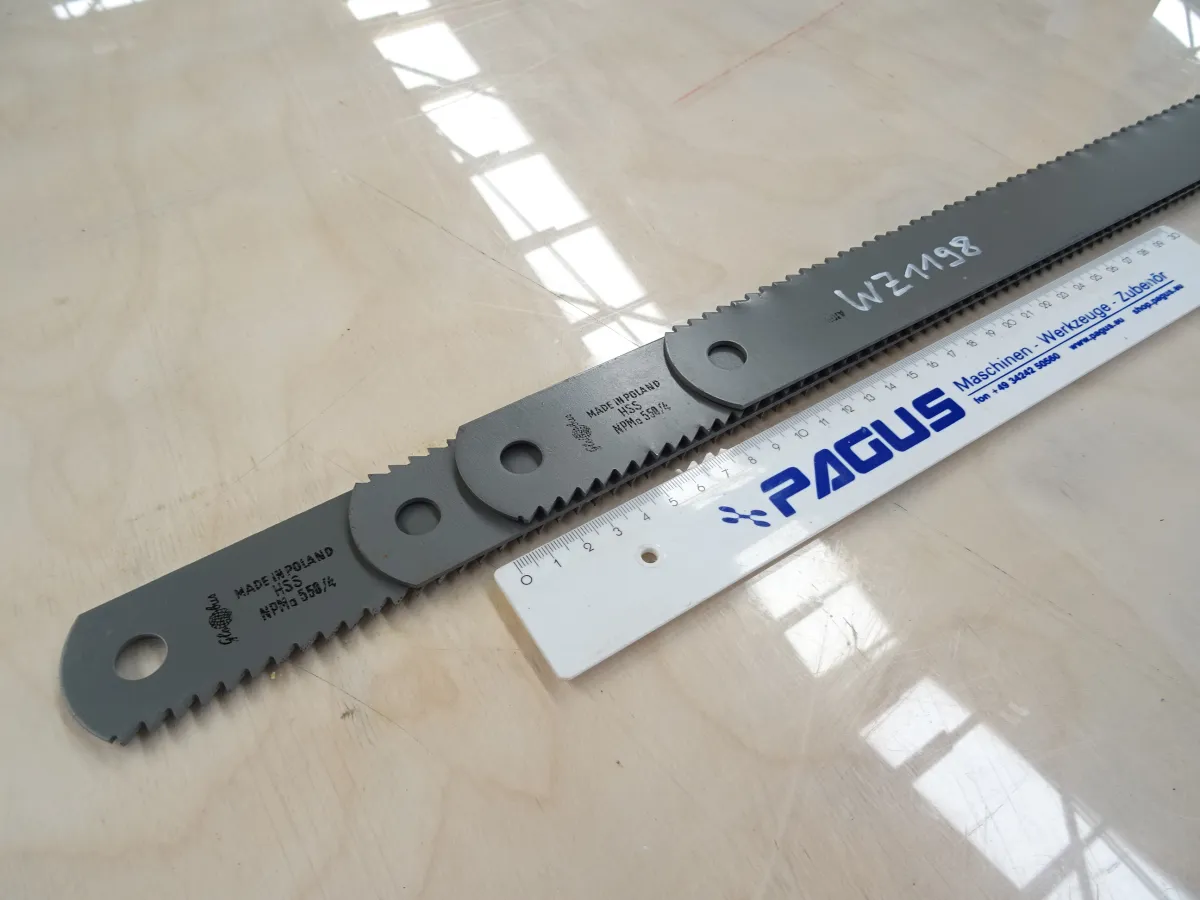 Maschinensägeblatt 550 x 40 x 2,0 mm, 4 Stück